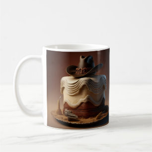 Caneca De Café Bolo-Termo Ocidental do Cowboy -