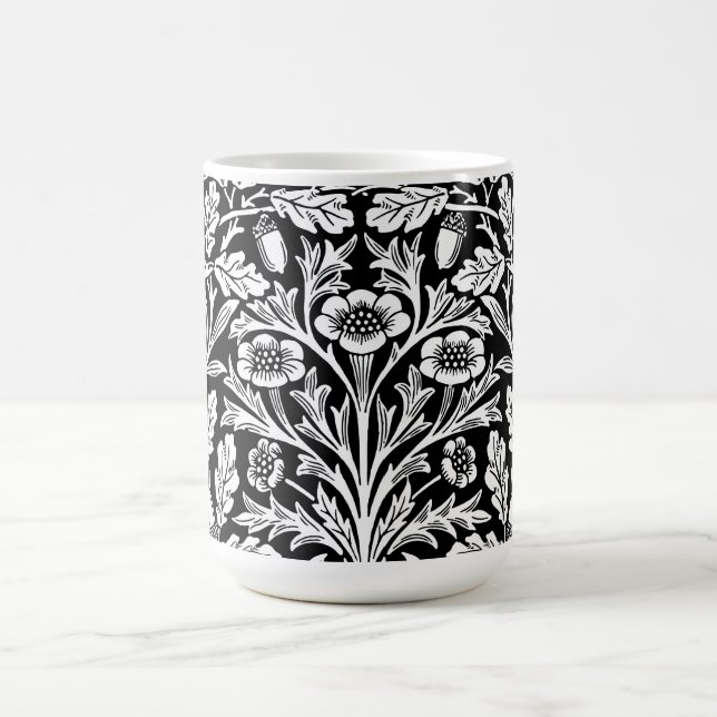 Caneca De Café Bolotas de Espelho e Oak deixa preto e branco (Centro)