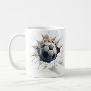 Caneca De Café Bolsa de café 3D rachada
