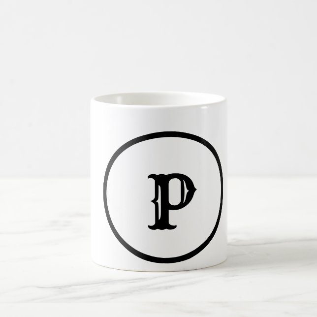 CANECA DE CAFÉ BOLSA DE ESTILO ELEGANTE MODERNO MÍNIMO SIMPLES MO (Centro)