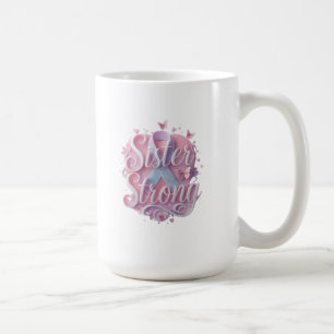 Caneca De Café Bolsa de mão Conscientização sobre o Câncer 'Irmã