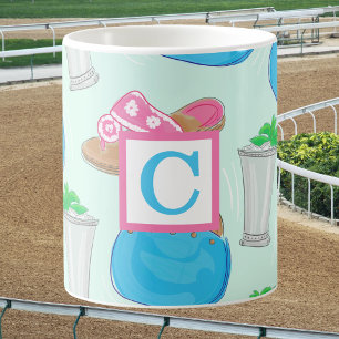 Caneca De Café Bolsa Derby Mint Julep Monograma Café