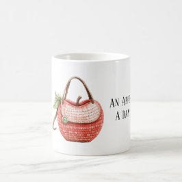 Caneca De Café Bolsa Maçã Do Dia