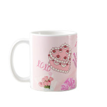 Bolsa tote rosa kawaii feminina.