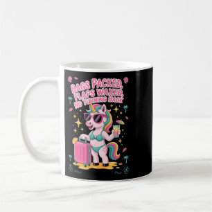Caneca De Café Bolsas de Unicórnio de Férias Empacotadas Diversão