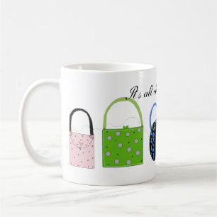 Caneca De Café Bolsas Elegantes - Bolsas de Mão da Moda