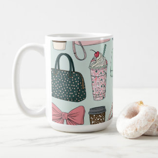 Caneca De Café Bolsas, laços e lattes