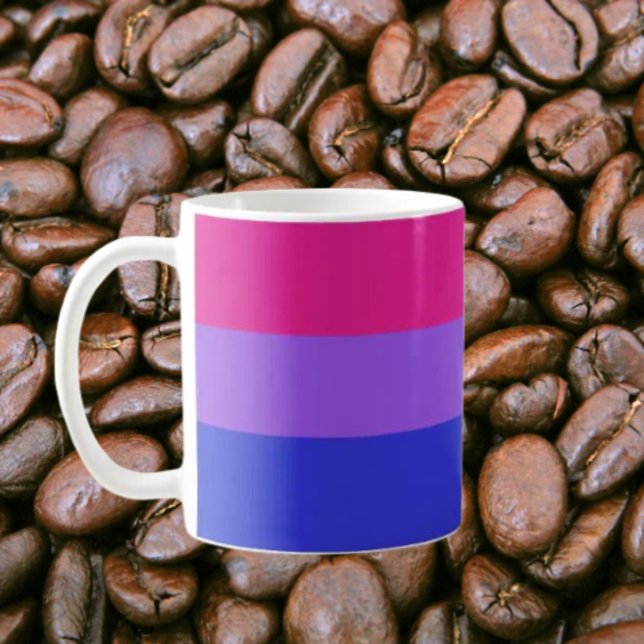 Caneca De Café Bolselha Bi: Orgulho Bissexual (Criador carregado)