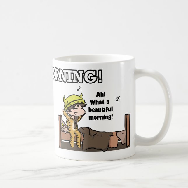 Caneca De Café Bom dia! (Direita)