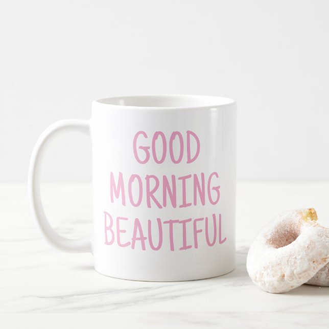 Caneca De Café Bom dia (Com Donut)