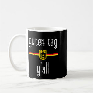 Caneca De Café Bom dia a todos bandeira alemã águia homens mulher