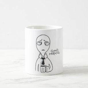 Caneca De Café Bom dia - Adoro o meu trabalho