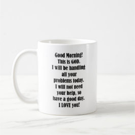 Caneca De Café Bom dia de DEUS