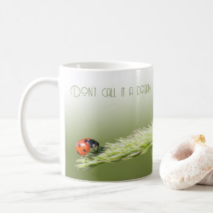 Caneca De Café Bom dia joaninhas citação motivacional mentalidade
