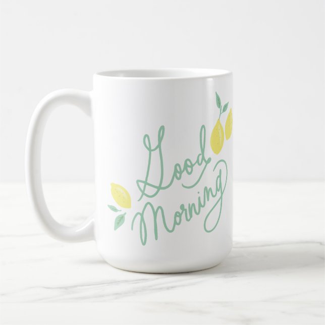 Caneca De Café Bom Dia Lemons Café Mug (Esquerda)