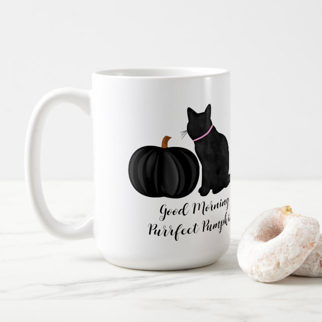 Caneca De Café Bom dia Purfect Pumpkin Café (Com Donut)