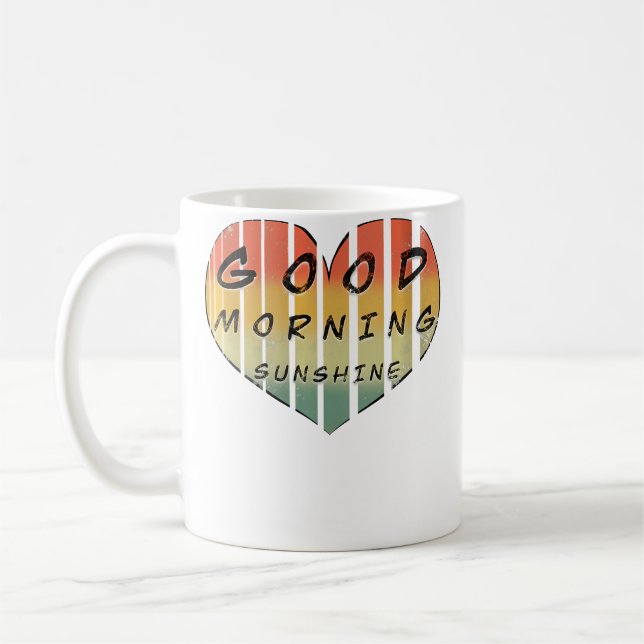 Caneca De Café Bom Dia Sol Bom Coração (Esquerda)