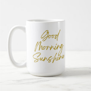 Caneca De Café Bom dia Sunshine Classic Mug, 15 oz
