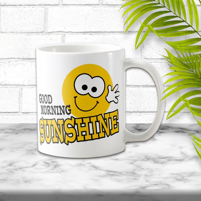 Caneca De Café Bom dia Sunshine Mug (Criador carregado)