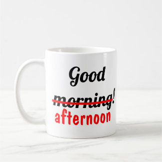 Caneca De Café Bom dia/tarde Mug