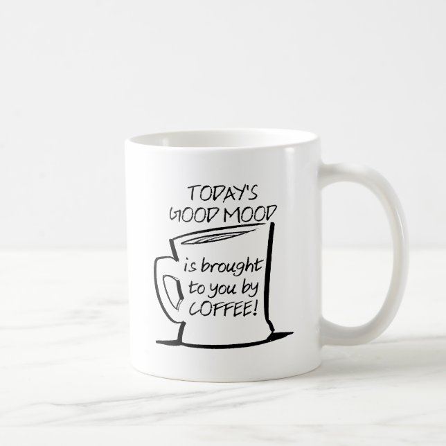 Caneca De Café Bom Humor Café Engraçado (Direita)