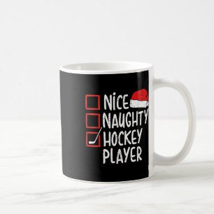 Caneca De Café Bom Jogador de Hóquei Malvado Natal Divertido Gorr
