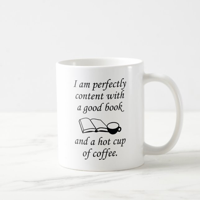 Caneca De Café Bom Livro E Café (Direita)