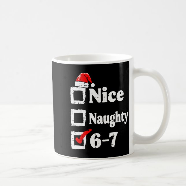 Caneca De Café Bom Malandro 6 7 Meme Divertido Natal Seis Sete Xm (Direita)