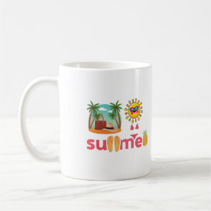 Caneca De Café Bom Tchau, Alô Summer Beach E Sun