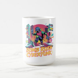 Caneca De Café Bomb Rush Cyberfunk – Rebelião de Rua Neon