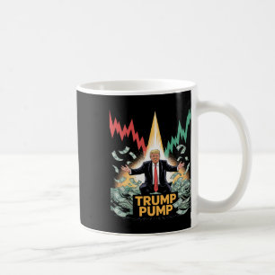 Caneca De Café Bomba de Dinheiro Trump Gráfico Engraçado Trump 20