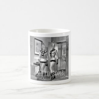 Caneca de café BOMBA DE FOTO de FICÇÃO CIENTÍFICA