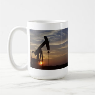 Caneca De Café Bomba Jack no por do sol