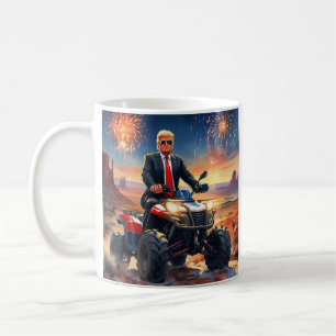 Caneca De Café Bombardeamento de ATV em Monument Valley Fireworks