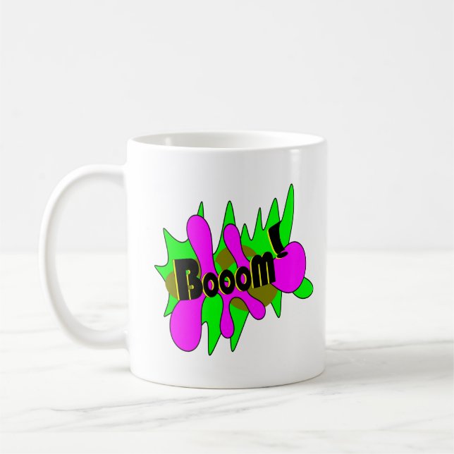 Caneca De Café Bombardeio de boom (Esquerda)