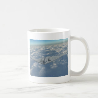 Caneca De Café Bombardeiro B2 acima das nuvens