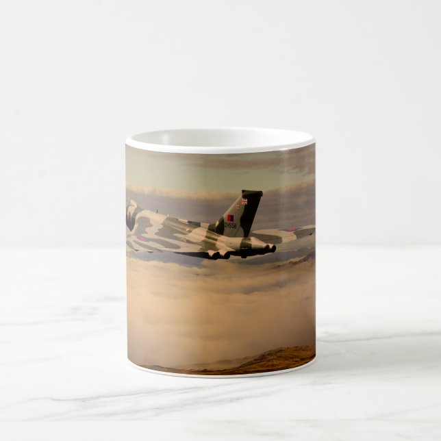 Caneca De Café Bombardeiro XH558 de Avro Vulcan (Centro)
