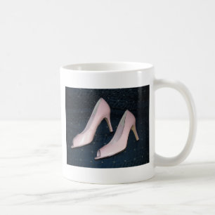 Caneca De Café Bombas/calçados cor-de-rosa de alto salto