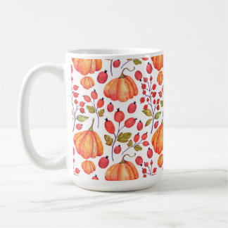 CANECA DE CAFÉ BOMBAS DE LARANJA E BURACOS VERMELHOS