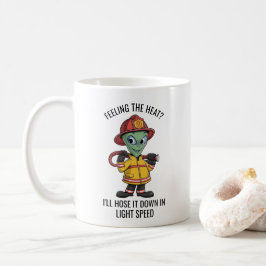 Caneca De Café Bombeiro alienígena