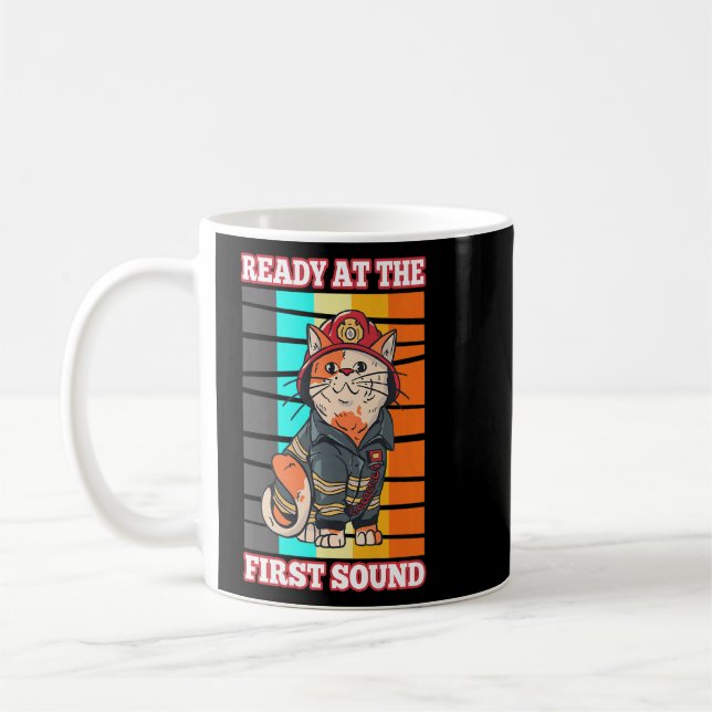 Caneca De Café Bombeiro Bombeiro Ax Firecaminhão Bombeiro Siren R (Esquerda)