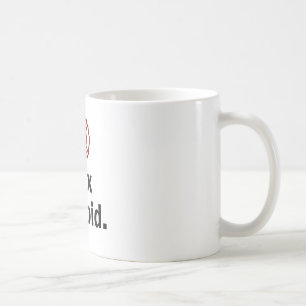 Caneca De Café Bombeiro, eu fixo estúpido
