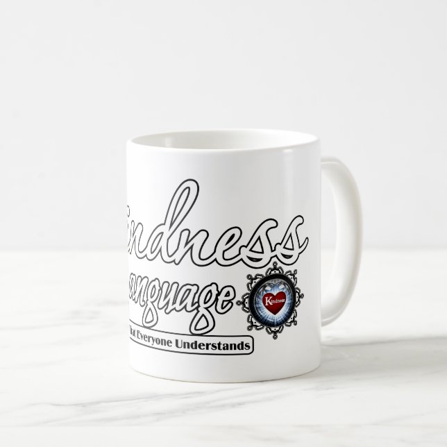 Caneca De Café Bondade É A Língua (Frente Esquerda)