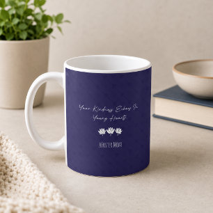 Caneca De Café Bondade Ecoa Corações Jovens - Amor de Pais de Cri