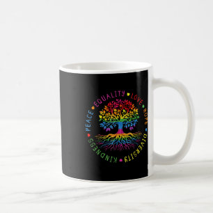Caneca De Café Bondade Paz Igualdade Amor Esperança Diversidade H