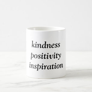 Caneca De Café Bondade Positividade Inspiração