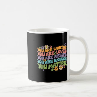 Caneca De Café bondade seja gentil groovy conscientização da saúd
