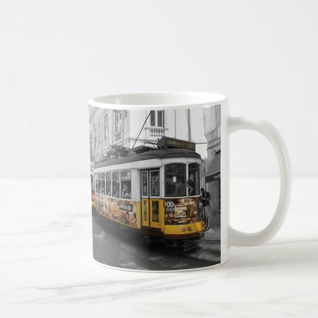 Caneca De Café Bonde 28% pipe% Eletrico 28 Lisboa de Lisboa (Direita)