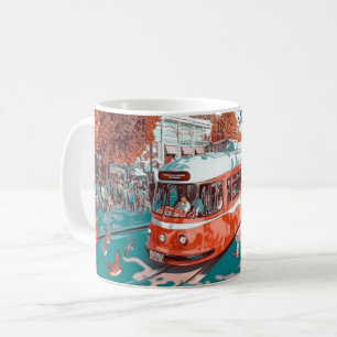 Caneca De Café Bonde estilo vintage, provavelmente inspirado no b