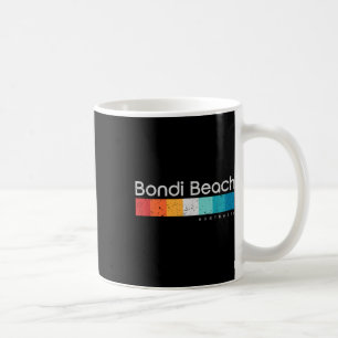 Caneca De Café Bondi Beach, Austrália, Retro Design